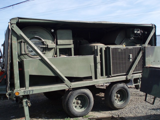 M85 Military Field Trailer Mounted Laundry Unit